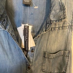 Chelsea & Theadore sleeveless jean dress